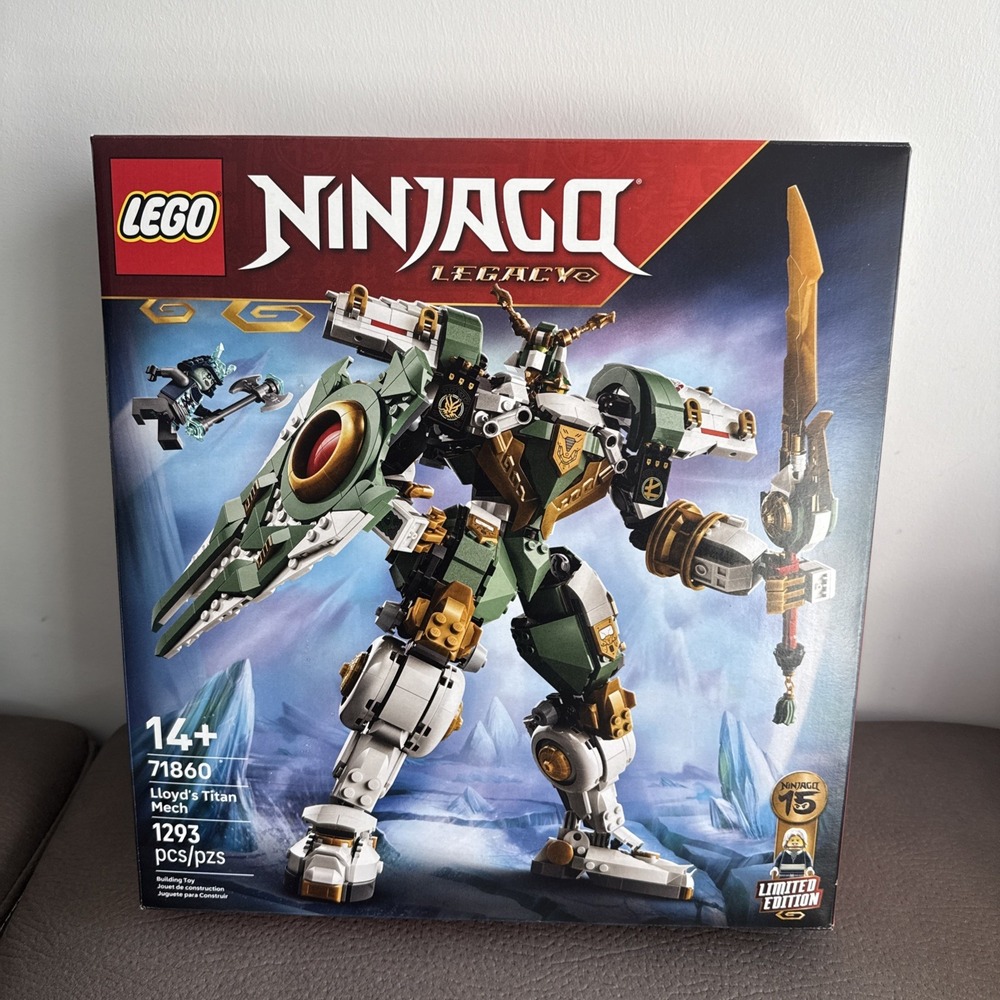 LEGO NINJAGO LEGACY # 71860 LLOYD'S TITAN MECH 1293 PIECES NEW RELEASE NIB